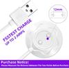 RKEBK Replacement Charger Standing Magnetic Adapter Fast Charging USB Cable Replacement Base Dock Station for Rose Massager view 2