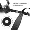 Micro Traders Set of 4 Camera Strap Eyelet Split Adapter Camera Strap Triangular Split Ring Hook Compatible with Sony DSLR SLR Rangefinder Mirrorless Camera W/Round Eyelet view 3