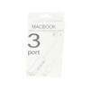 RKEBK 3 Port USB 2.0 Hub to LAN 100Mbps Ethernet RJ45 Network Adapter for Laptop PC Adapter view 1