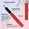 stedi Model Scriber Chisel,Tungsten steel Blades 0.1mm,for Modeling Hobby,RG Scale Model,Gundam Model Kit,for Scribing line, Engraved,Panel line,Resin,Red view 2