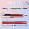 stedi Model Scriber Chisel,Tungsten steel Blades 0.1mm,for Modeling Hobby,RG Scale Model,Gundam Model Kit,for Scribing line, Engraved,Panel line,Resin,Red view 3