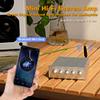 UCINNOVATE Bluetooth 5.0 Stereo Receiver Amp 2.1 Channel Mini Hi-Fi Class D Integrated Amplifier 100W x 2+50W Home Audio Receivers & Amplifiers for Bookshelf Speaker Subwoofer Desktop Passive Speaker view 4