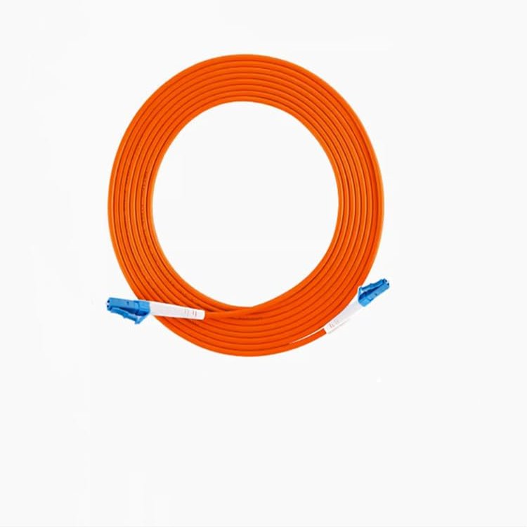 Multimode Single core Fiber Optic Patch Cable LC-LC multimode Fiber Optical brazing Fusion Splicing Pigtail Extension Cable Single Length: 25m