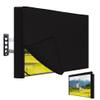 Easy-Going Outdoor TV Cover with Roll Up Front Flat for 65-70 inch, Waterproof and Weatherproof TV Cover for Flat Screen TV, Black view 1