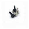 10pcs M3 M4 M5 M6 Steel with Black Zinc Or Nickel Plated Knurling Step Thumb Screw Hand Tighten Computer Case Screws(Steel with Black,10MM_M6) view 3