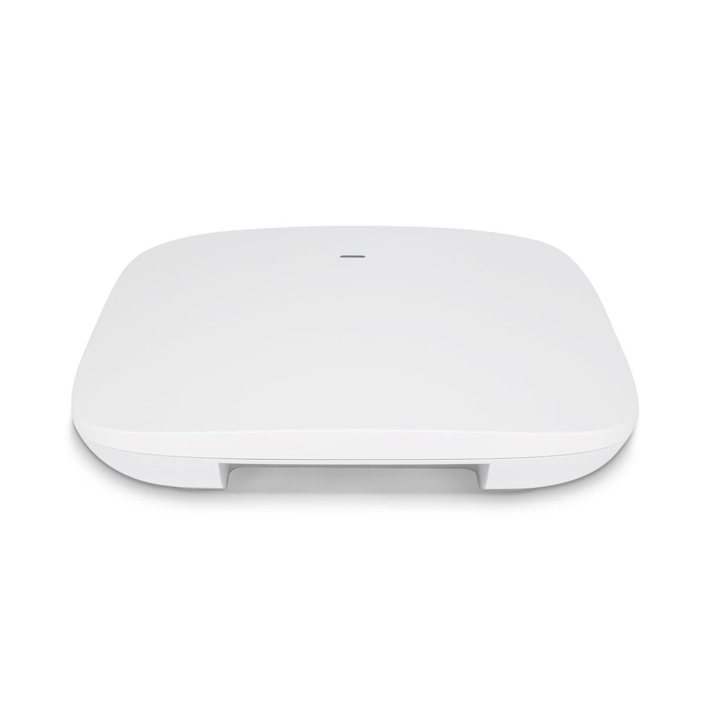 QSFPTEK Ceiling-Mounted Intelligent WiFi6 AP, 2 Gigabit Ethernet Ports, Built-in MIMO Antennas, 1800Mbps Wireless, Supports POE and Adaptor Power Supply, excluding Power Adaptor
