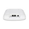 QSFPTEK Ceiling-Mounted Intelligent WiFi6 AP, 2 Gigabit Ethernet Ports, Built-in MIMO Antennas, 1800Mbps Wireless, Supports POE and Adaptor Power Supply, excluding Power Adaptor view 3