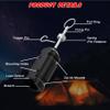 TRSAIM Perimeter Trip Alarm, 12 Gauge Camping Trip Wire Alarm Camp Safe,Early Warning Security System Accessories for Camping and Property Safety/Bear Deterrent (Black) view 4