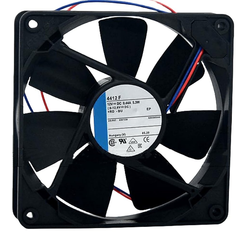 12V 4412F 0.44A 5.3W 12025 Cooling Fan 2-Wire
