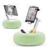 SupeDesk Kindle/Tablet Pillow Stand for Reading, Adjustable Tablet Stand Phone Holder for Bed with Detachable Sanck Bowl, Fits 4.7"-13" Kindle/Phones/Tablets/, Watch Videos, Stream Media, Green view 1