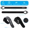 72pcs Cable Ties Reusable: Straps Tidy up Cluttered Cables, No More Mess, Long-lasting, Firmly Sticking, Multi-purpose, Adjustable Hook and Loop Wire Organizers for Home and Office view 2