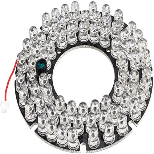 XYWHPGV 72 LEDs 850nm IR Infrared Board 45 Degree Round Plate IR Illuminator Board Bulb for CCTV Security Camera(aa2c9 7dae0 be79b cbd5c adc94 81e0f
