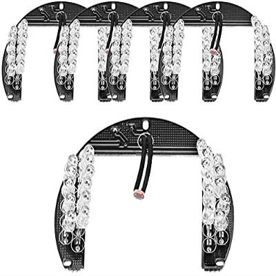 XYWHPGV 22 LEDs 850nm IR Infrared Board 90 Degree U Type Plate IR Illuminator Board Bulb for CCTV Security Camera 5pcs(0b99d 388f0 622de 5bae0 ca805 888ee