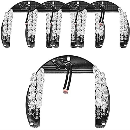 XYWHPGV 22 LEDs 850nm IR Infrared Board 90 Degree U Type Plate IR Illuminator Board Bulb for CCTV Security Camera 5pcs(0b99d 388f0 622de 5bae0 ca805 888ee