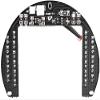 XYWHPGV 22 LEDs 850nm IR Infrared Board 90 Degree U Type Plate IR Illuminator Board Bulb for CCTV Security Camera 5pcs(0b99d 388f0 622de 5bae0 ca805 888ee view 3