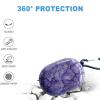 [3 in 1] Hard PC Case Compatible with Beats Studio Buds +/Beats Studio Buds with Cleaning Kit, Cute Colored Shockproof Protective Case with Keychain view 4