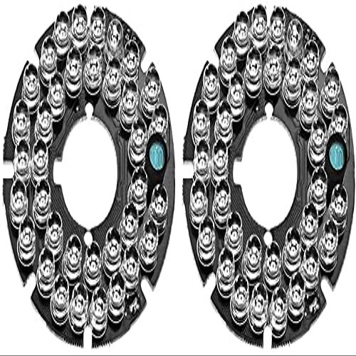 XYWHPGV 36 LEDs 850nm IR Infrared Board 60 Degree Round Plate IR Illuminator Board Bulb for CCTV Security Camera 2pcs(f1e3c 3092a 70e14 2a3ec 20b5d 69468