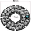 XYWHPGV 36 LEDs 850nm IR Infrared Board 60 Degree Round Plate IR Illuminator Board Bulb for CCTV Security Camera 2pcs(f1e3c 3092a 70e14 2a3ec 20b5d 69468 view 2