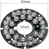 XYWHPGV 30 LEDs 850nm IR Infrared Board 60 Degree Round Plate IR Illuminator Board Bulb for CCTV Security Camera 2pcs(7facb a7f27 61fe8 ee7e8 1a559 7f164 view 2