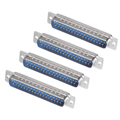 XYWHPGV D-sub Connector Male Plug 37 Pin 2 Row Port Terminal Solder Type for Mechanical Equipment CNC Computers Blue Pack of 4(6131e 63f3a 0fbe7 a3c98 0b94f 214bc