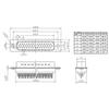 XYWHPGV D-sub Connector Male Plug 15 Pin 3 Row Port Terminal Output for Mechanical Equipment CNC Computers Blue Pack of 1(F34f8 6d7c0 e9a04 5226b 3e3ca c3c92 view 4