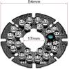 XYWHPGV 24 LEDs 850nm IR Infrared Board 60 Degree Round Plate IR Illuminator Board Lamp for CCTV Security Camera 2pcs(ca0b1 726b4 740c1 77511 e32a5 9b384 view 2