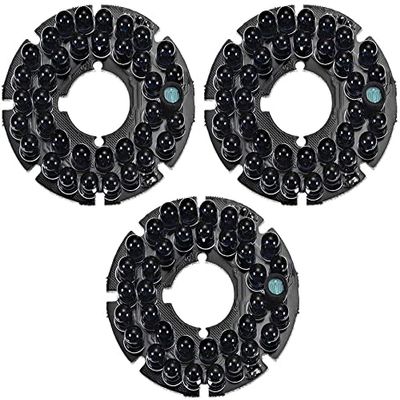 XYWHPGV 36 LEDs 850nm IR Infrared Board 60 Degrees Round Plate IR Illuminator Board Bulb for CCTV Security Camera 3pcs(355e2 b8f65 3bcff 5877d 3b511 04bb2