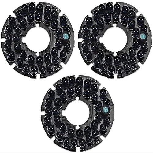 XYWHPGV 36 LEDs 850nm IR Infrared Board 60 Degrees Round Plate IR Illuminator Board Bulb for CCTV Security Camera 3pcs(355e2 b8f65 3bcff 5877d 3b511 04bb2