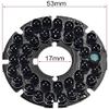 XYWHPGV 36 LEDs 850nm IR Infrared Board 60 Degrees Round Plate IR Illuminator Board Bulb for CCTV Security Camera 3pcs(355e2 b8f65 3bcff 5877d 3b511 04bb2 view 2