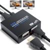 BolAAzuL 1x2 HDMI Splitter 1 in 2 Out 4K 1 to 2 HDMI Adapter for 2 Monitors with Power Adapter for Dual Monitors Mirror Display for TV Desktop Laptop PC Gaming view 1