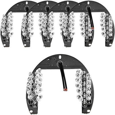 XYWHPGV 22 LEDs 850nm IR Infrared Board 60 Degree U Type Plate IR Illuminator Board Lamp for CCTV Security Camera 5pcs/dd66d fbb08 a5960 daf3e 9bbfd 772cc