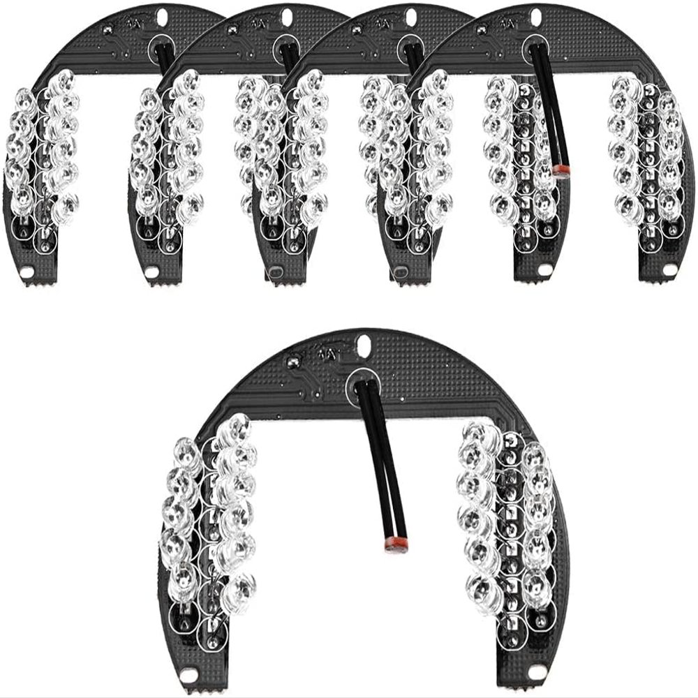 XYWHPGV 22 LEDs 850nm IR Infrared Board 60 Degree U Type Plate IR Illuminator Board Lamp for CCTV Security Camera 5pcs/dd66d fbb08 a5960 daf3e 9bbfd 772cc