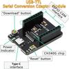 Aideepen ESP32-CAM W-BT Board ESP32-CAM-MB Type-C to Serial Port CH-340G with OV2640 2MP Camera Module Dual Mode Support NodeMCU. view 2