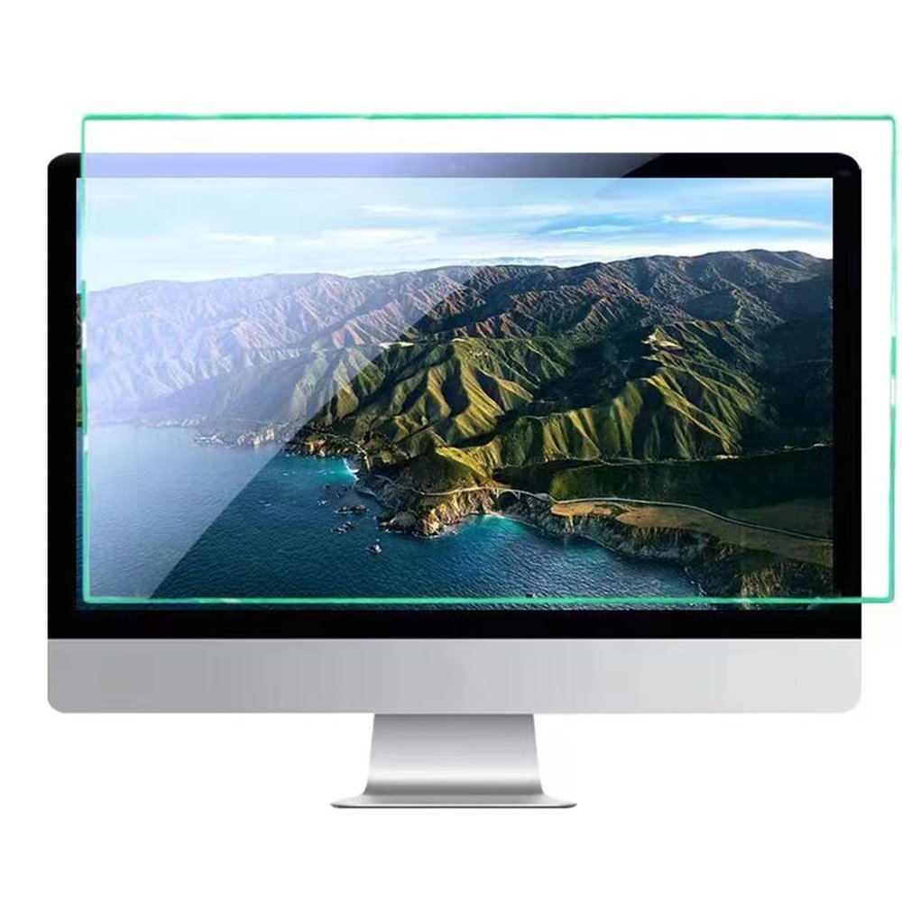 JQZWXX Computer Blue Light Blocking Anti Glare Screen Protector, 20-24 Inch Blue Light Blocking Filter, Anti UV and Blue Light Filter Anti-Scratch Diagonal Frame Shield,22in490x317mm