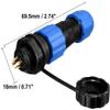 XYWHPGV Aviation Connector, 12.8mm 4P 5A 250VSD13-4 Waterproof Male Wire Panel Power Chassis Metal Fitting Connector Aviation Gold Plated (025aa 3a973 3eace 5b499 68631 2dc64 view 2