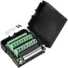 XYWHPGV D-Sub DB25 Patch Board Connector with 2 Row 25 Pin Female Port Solderless Terminal Block Adapter Box with Positioning Nuts(3160d 0d343 dbbd7 91b7d view 1