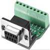 XYWHPGV D-Sub DB9 Connection Board Connector 9 Pin 2 Row Female RS232 Serial Port Solderless Terminal Block Adapter (0382e 13958 ef288 b20f7 2a41a 8034a view 1