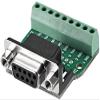 XYWHPGV D-Sub DB9 Patch Board Connector 9 Pin 2 Row Female RS232 Serial Port Solderless Terminal Block Adapter with Positioning Nuts(c72cc 48cfa d1007 957e6 03 view 1