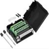 XYWHPGV D-Sub DB25 Patch Board Connector with 2 Row 25 Pin Male Port Solderless Terminal Block Adapter Box with Butterfly Screws (9c878 c0b6e dddd7 ceb44 c47ec view 1