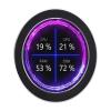 2.8inch USB Monitor Water Cooler Screen PC Case Secondary Screen Desktop RGB Ambient Screen 480480 Resolution IPS Panel,Supports Music Spectrum Analysis Function Dynamic Theme Editor, Black view 1