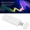 MP3 Player, ABS Mini MP3 Music Player Built in 180mAh Battery, Portable Music Player Support Up to 64GB, for Students Running Travel (White) view 3