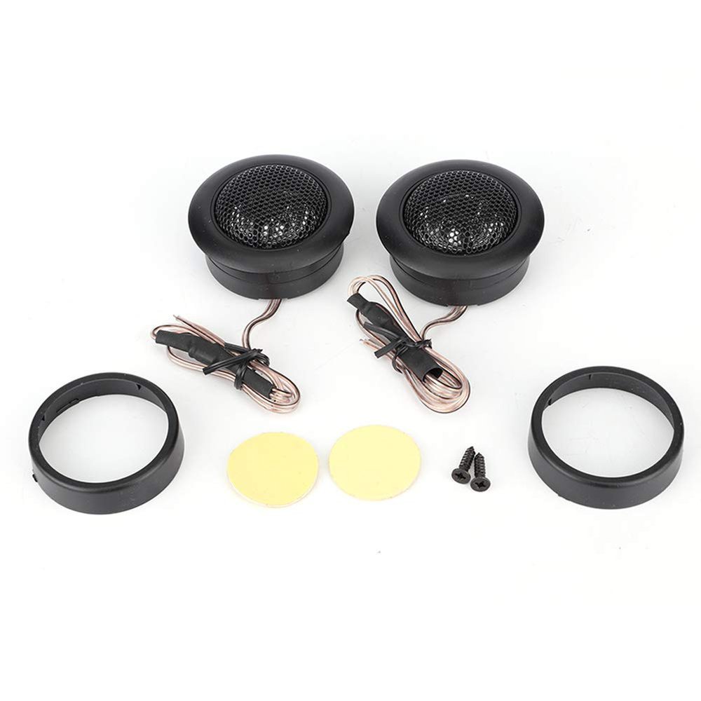 Car Speakers, Car Tweeters, Car Coaxial Speakers, Pair of 12V 120W Car Mini Super Power Loud Dome Audio Speaker Tweeter Loudspeaker Horn