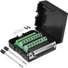 XYWHPGV D-sub DB25 Patch Board Connector with Box 2 Row 25 Pin Female Port Solderless Terminal Block Adapter with Thumb Screws(3d59c 0adec 1651b 8e566 a8c8 view 1