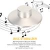 Gavigain Long Play Record Stabilizer Aluminum Long Play Turntable Shock Absorber Long Play Weight Clip LP Plate Stabilizer Record Weight Stabilizer Turntable Weight Clip Stabilizer (Silver) view 4