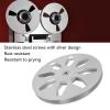 7 Inch Empty Tape Reel 8 Hole Aluminum Alloy Durable Rust Resistant Enhances Sound Quality Replacement Part for Reel to Reel Players (Silver) view 3