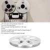 7 Inch Empty Tape Reel 8 Hole Aluminum Alloy Durable Rust Resistant Enhances Sound Quality Replacement Part for Reel to Reel Players (Silver) view 4