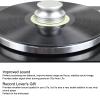 Gavigain Record Weight Stabilizer Aluminum Record Weight Stabilizer LP Record Turntable Disc Stabilizer LP Turntable Disc Stabilizer Record Weight Clip Long Play Record Weight Stabilizer (Silver) view 2