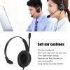 Gavigain X6S-3.5-MV 3.5mm Business Headset,Telephone Headset,Cell Phone Headset,ENC Noise Reduction Volume Tunable Monaural Telephone Headset with Mic for Home Call Center view 2