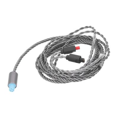 4 Core Silver Plated Copper Replacement Sound Upgrade Cable with 3.5mm 2.5mm 4.4mm Plug, 120cm/47.2in Length, for ATH IM04 IM03 IM02 IM01 IM50 IM70 Headphones