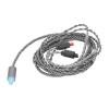 4 Core Silver Plated Copper Replacement Sound Upgrade Cable with 3.5mm 2.5mm 4.4mm Plug, 120cm/47.2in Length, for ATH IM04 IM03 IM02 IM01 IM50 IM70 Headphones view 1